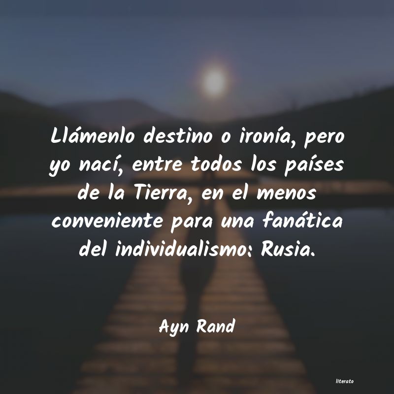 frases de Ayn Rand