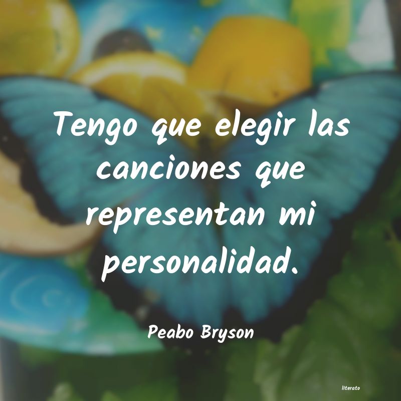 frases de Peabo Bryson