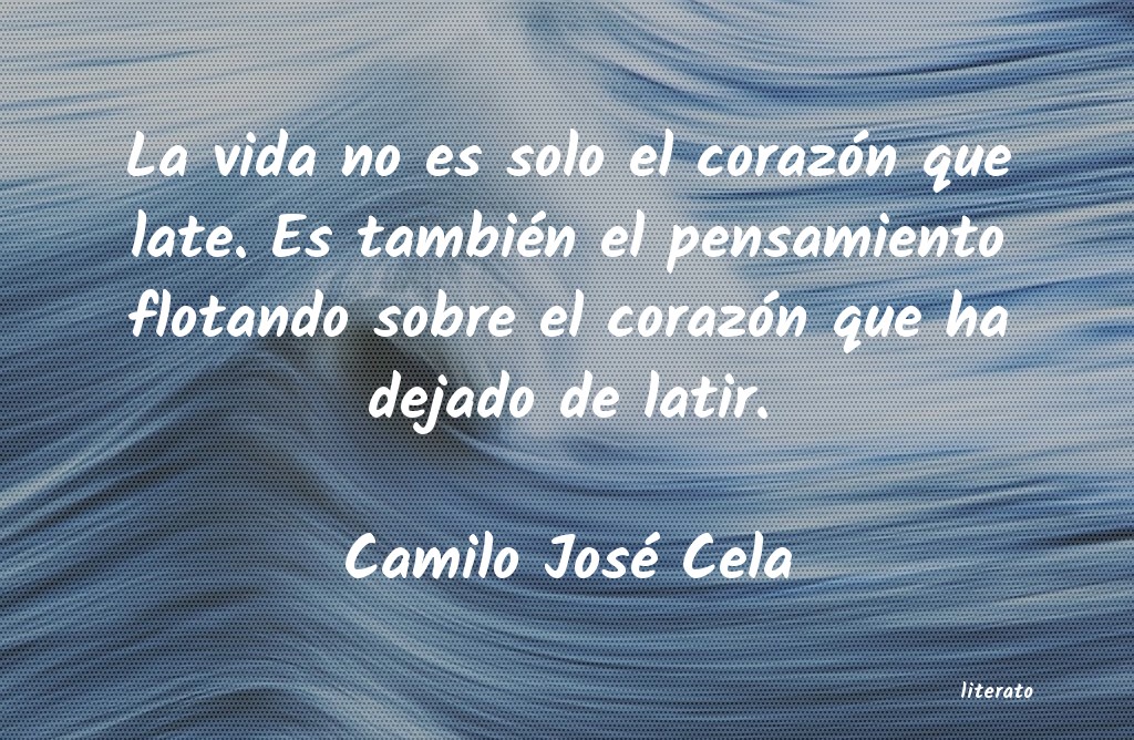frases de Camilo José Cela