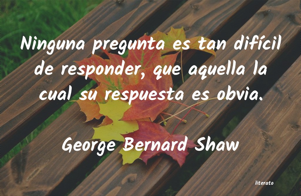 frases de George Bernard Shaw