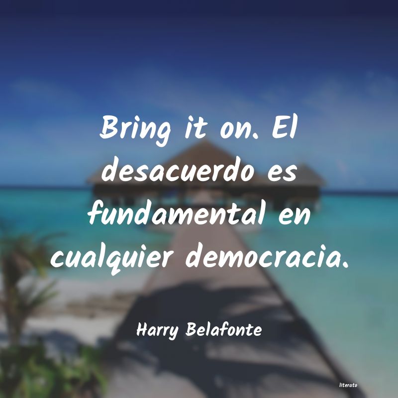 frases de Harry Belafonte