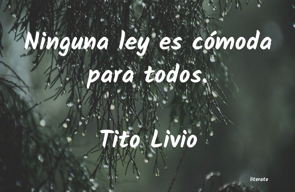 frases de Tito Livio