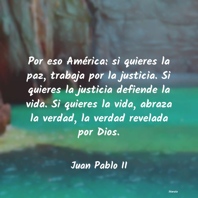 frases de Juan Pablo II