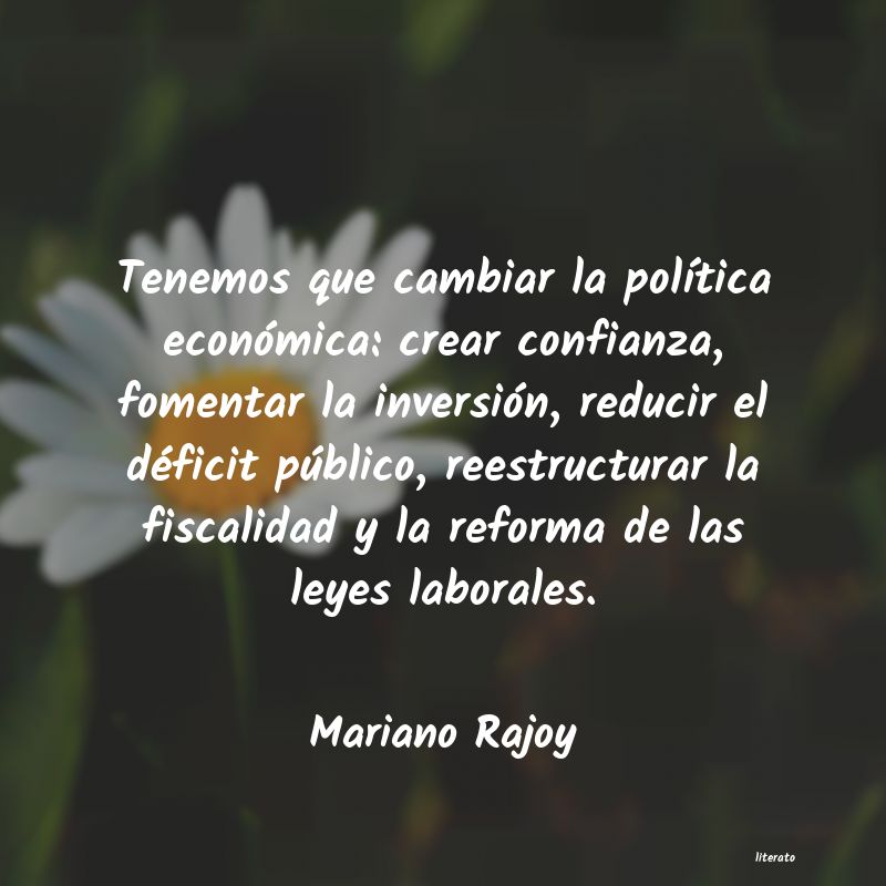 Frases de Mariano Rajoy