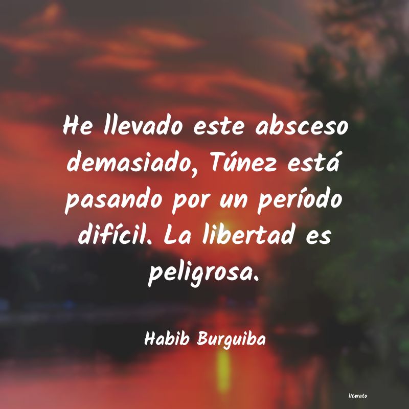 frases de Habib Burguiba