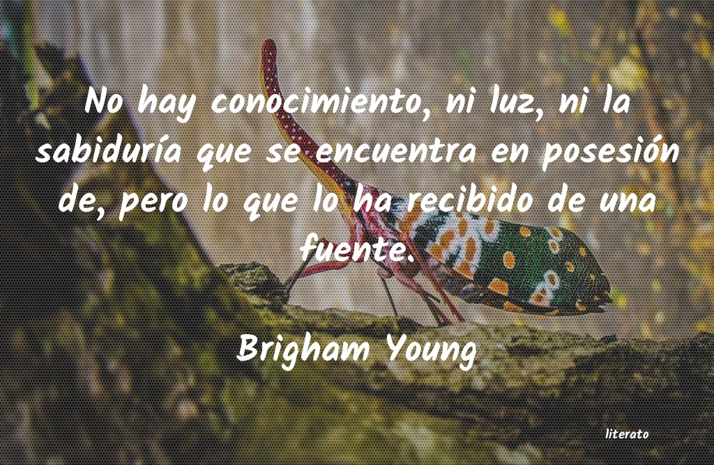 frases de Brigham Young