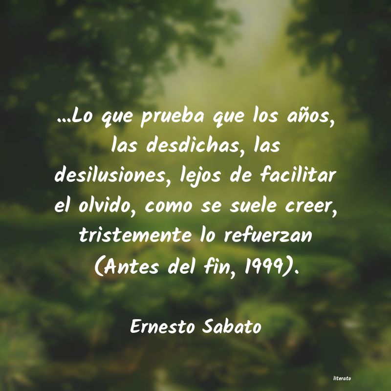 frases de Ernesto Sabato
