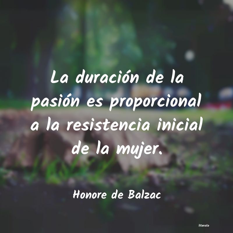 frases de Honore de Balzac
