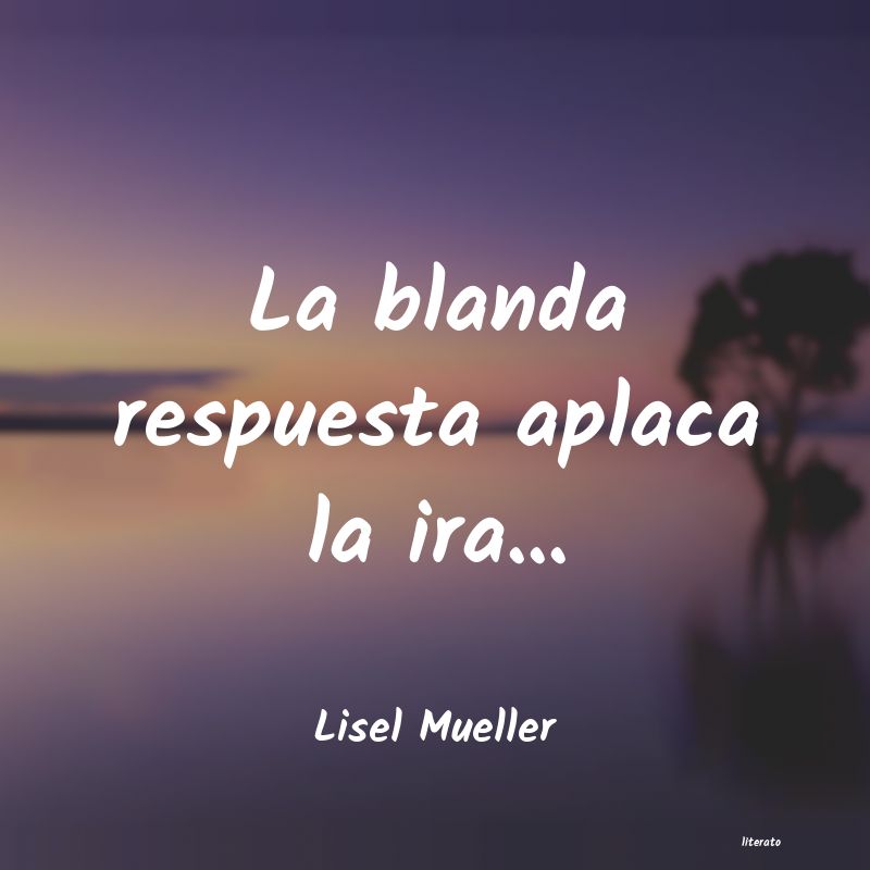 frases de Lisel Mueller