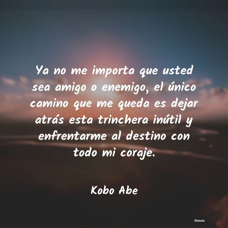 frases de Kobo Abe