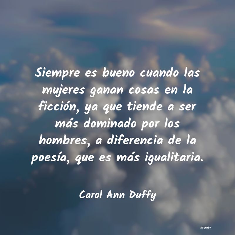 Frases de Carol Ann Duffy