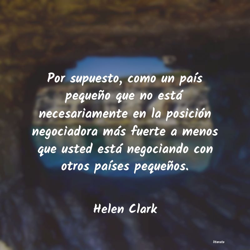 frases de Helen Clark