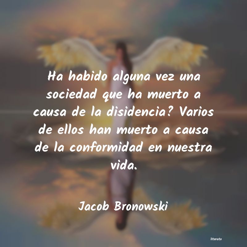 Frases de Jacob Bronowski