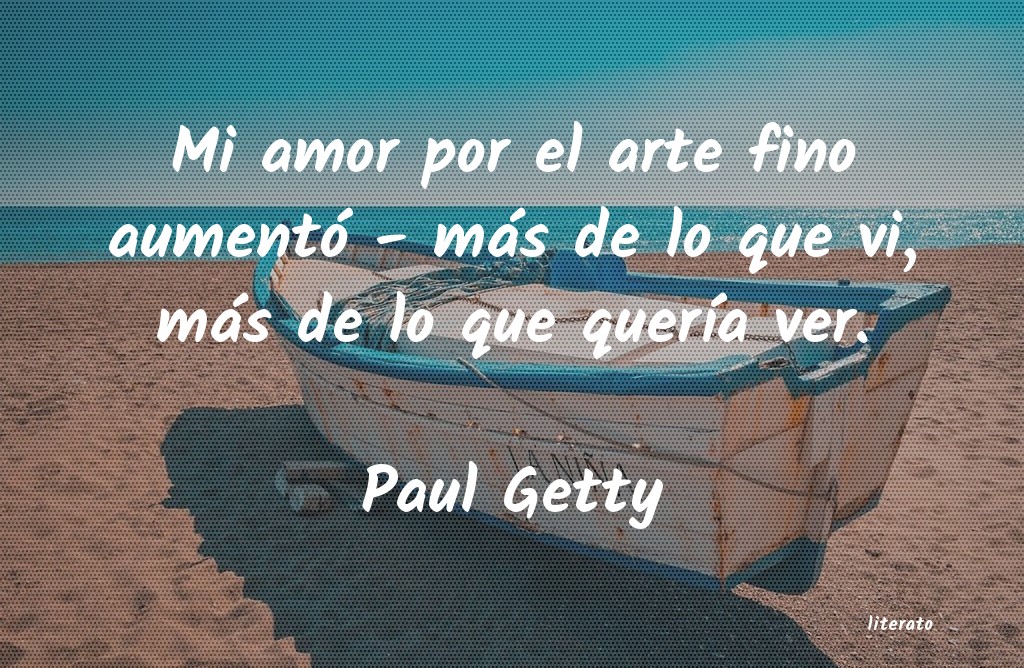 Frases de Paul Getty