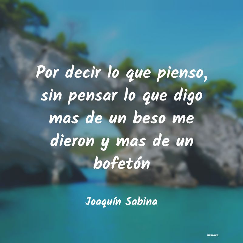 Frases de Joaquín Sabina