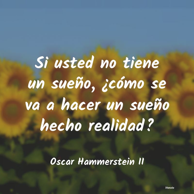 frases de Oscar Hammerstein II