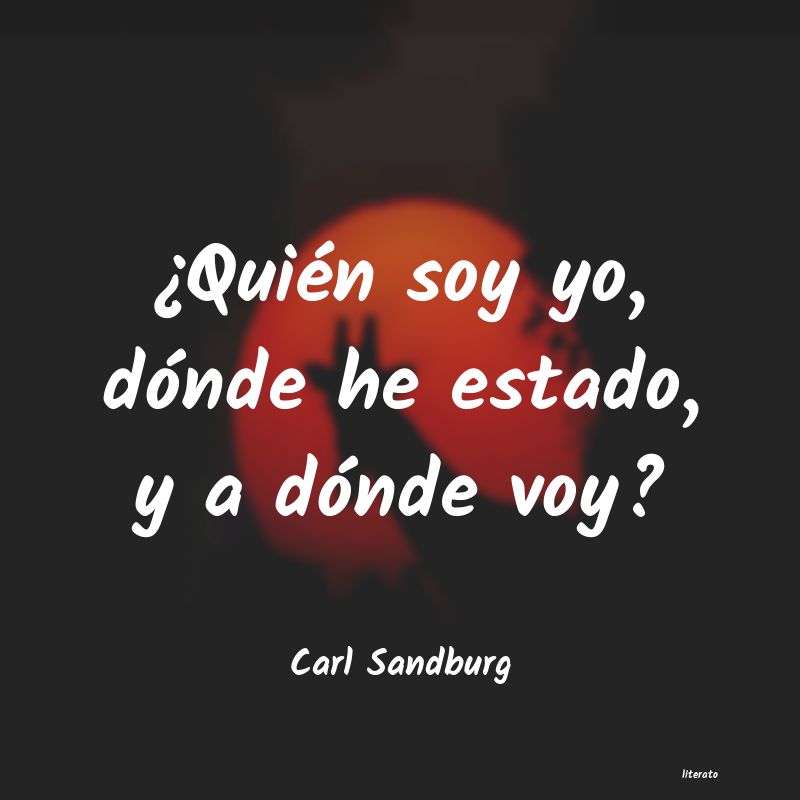 Frases de Carl Sandburg