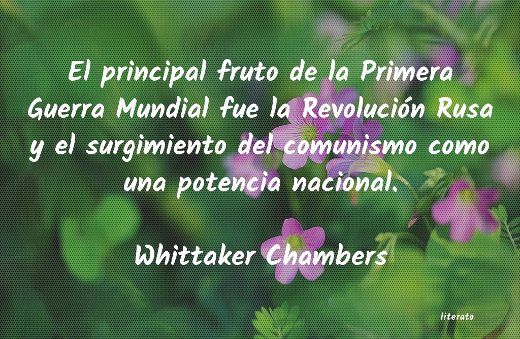 frases de Whittaker Chambers