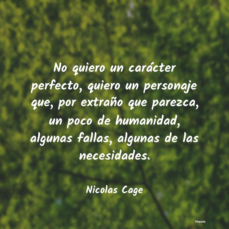 Frases de Nicolas Cage