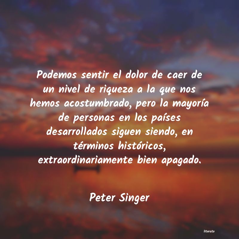 Frases de Peter Singer