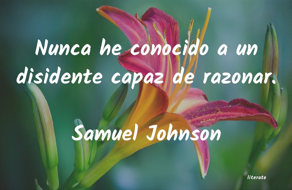 Frases de Samuel Johnson