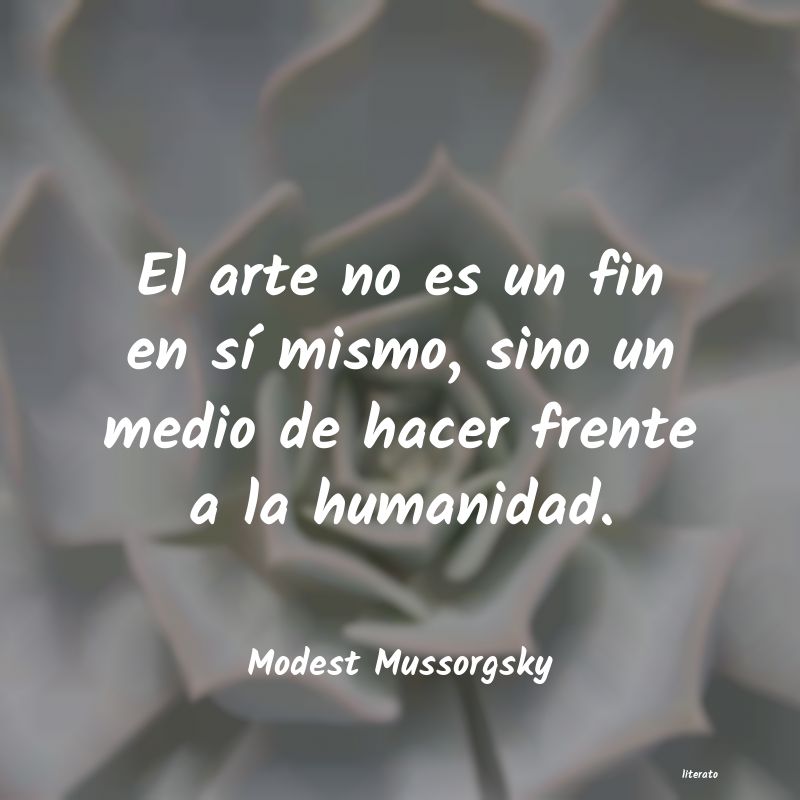 frases de Modest Mussorgsky