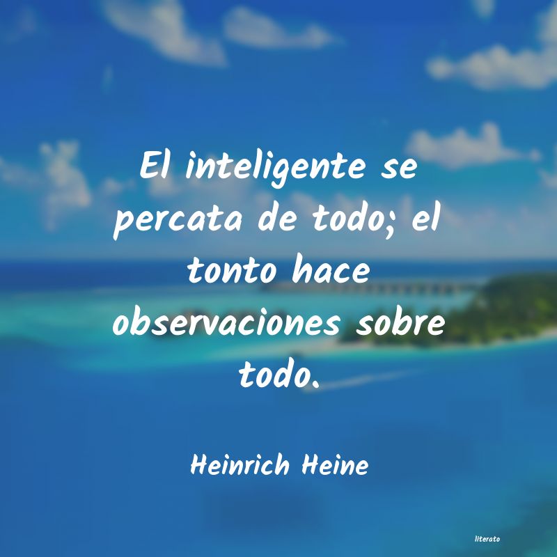 frases de Heinrich Heine