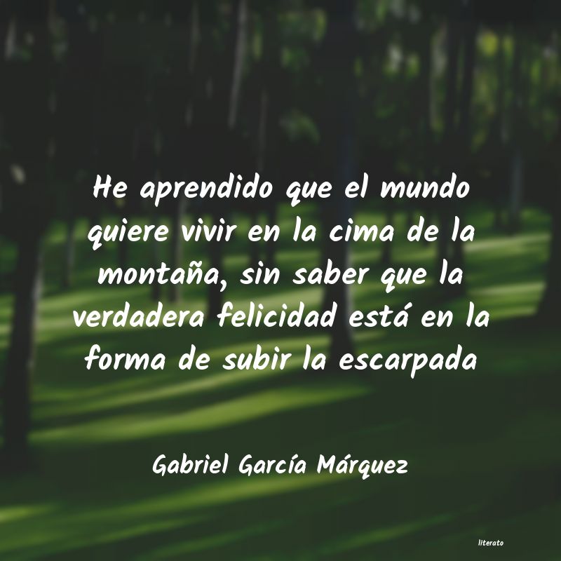 frases de Gabriel GarcÃa Márquez
