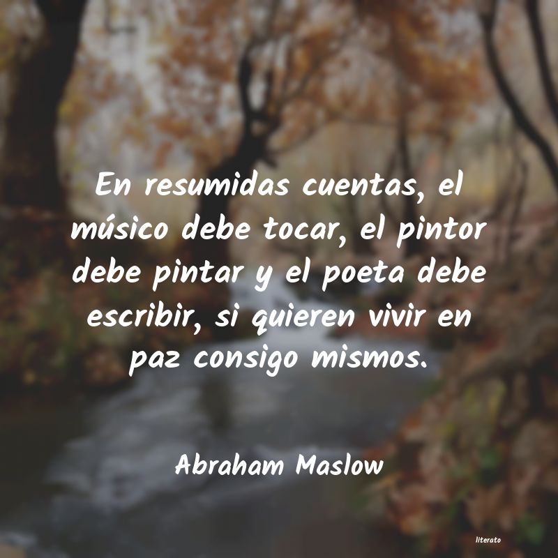 Frases de Abraham Maslow