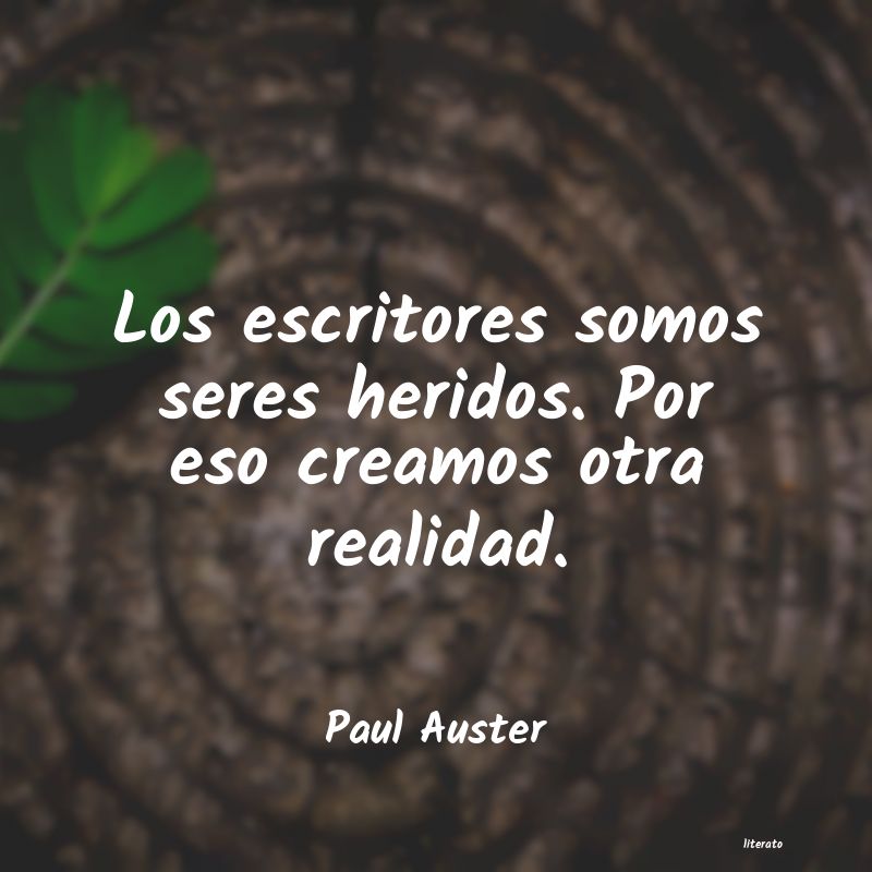 Frases de Paul Auster