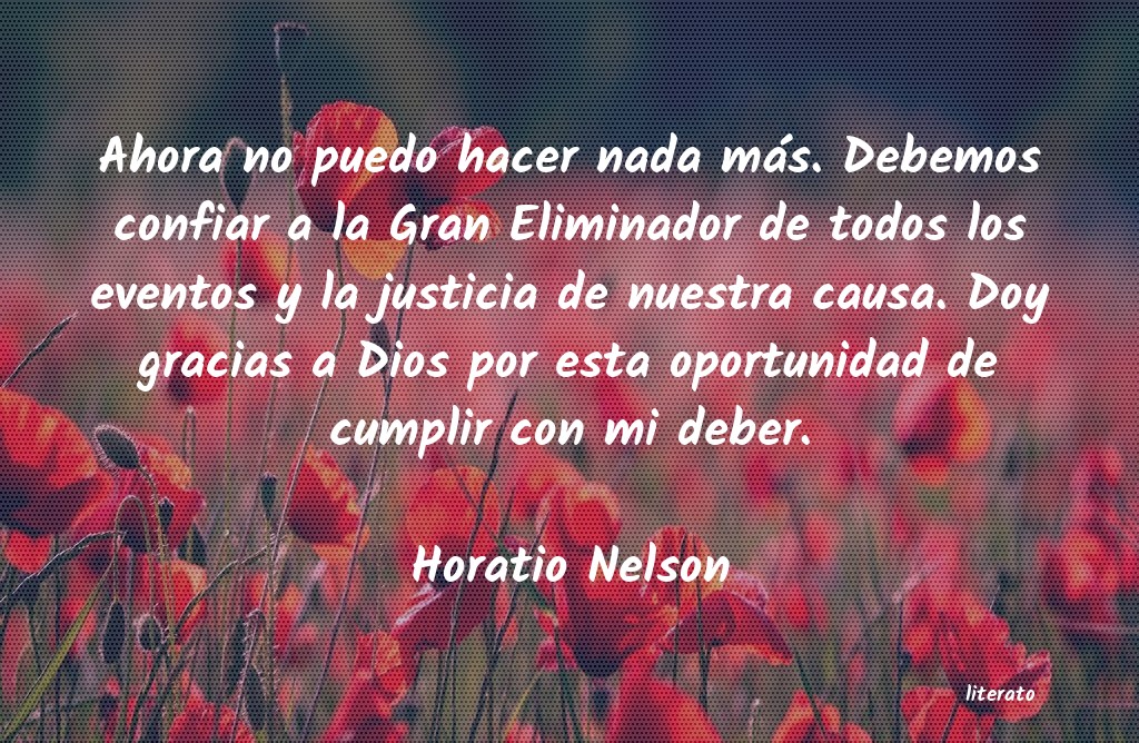 Frases de Horatio Nelson