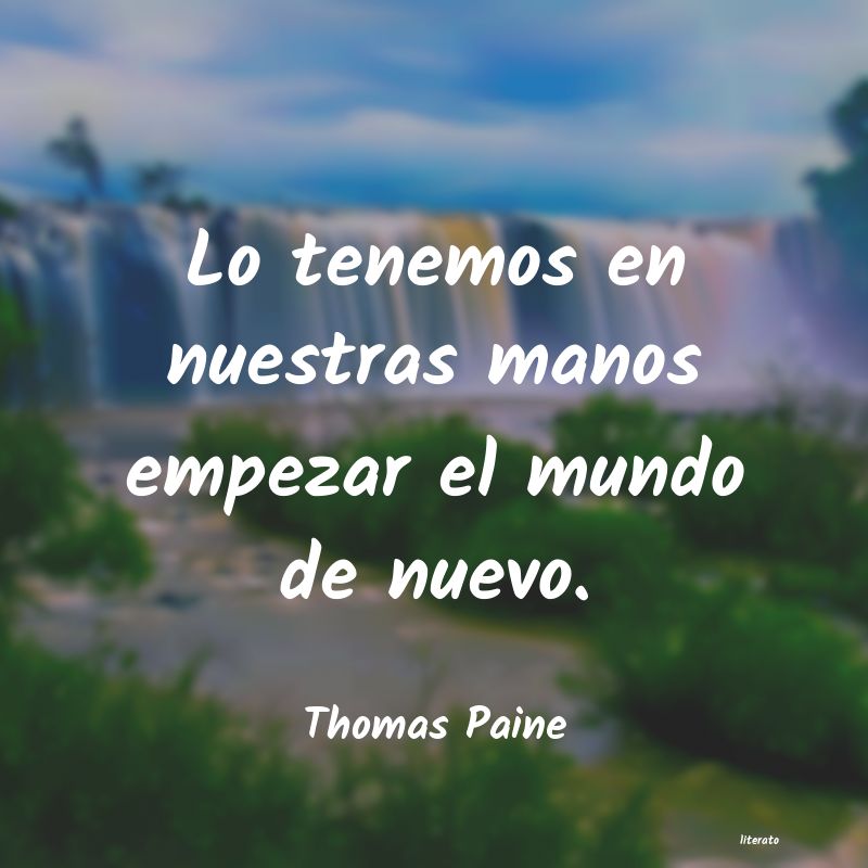 Frases de Thomas Paine