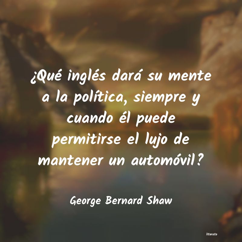 frases de George Bernard Shaw