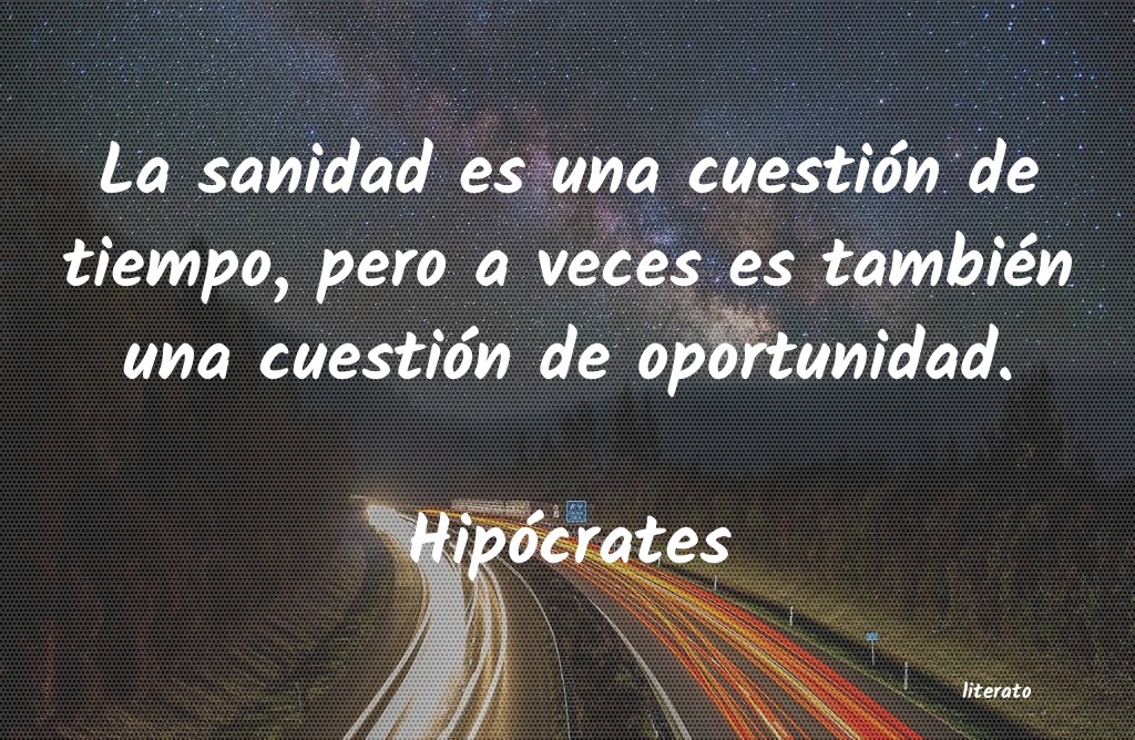 Frases de Hipócrates