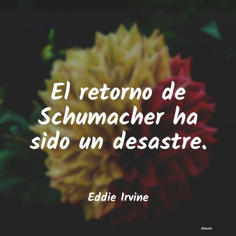 frases de Eddie Irvine