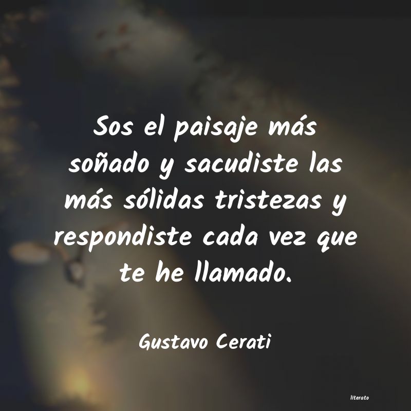 Frases de Gustavo Cerati - literato