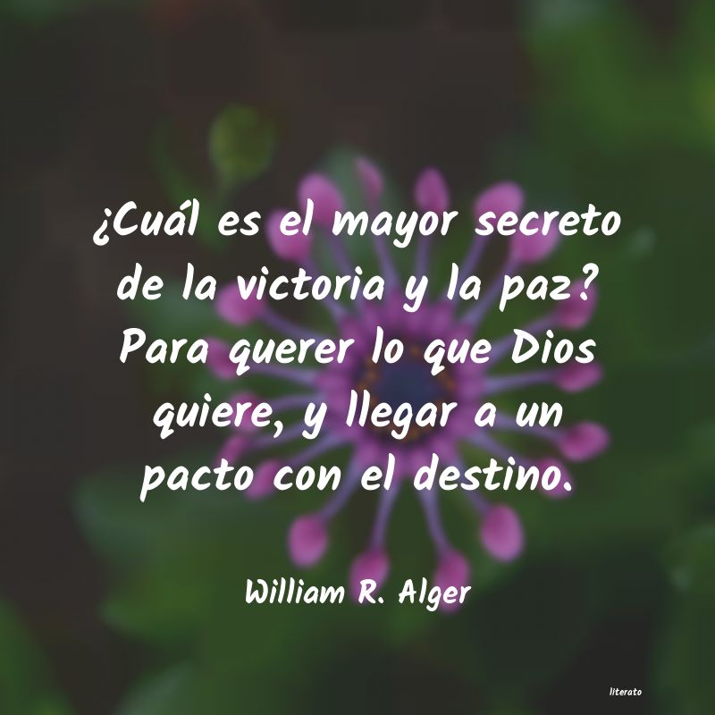 frases de William R. Alger