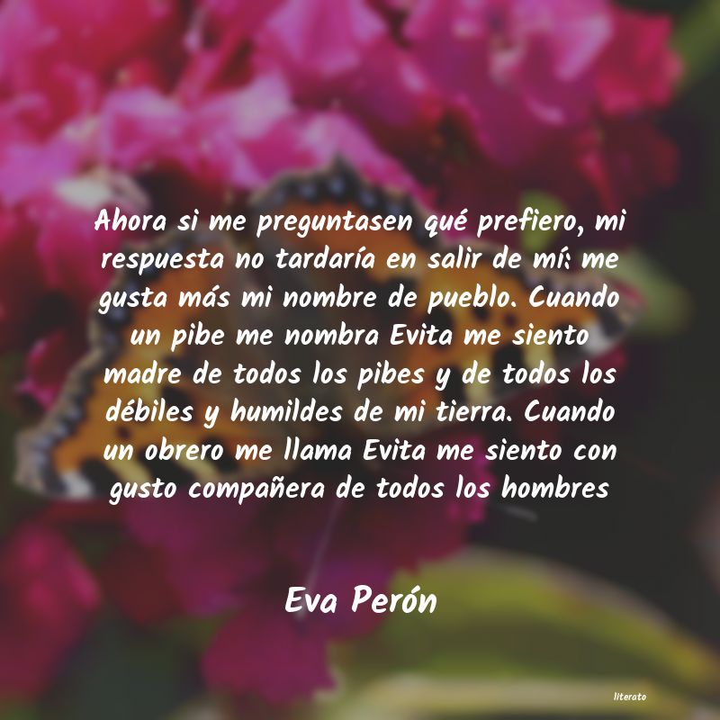 Frases de Eva Perón