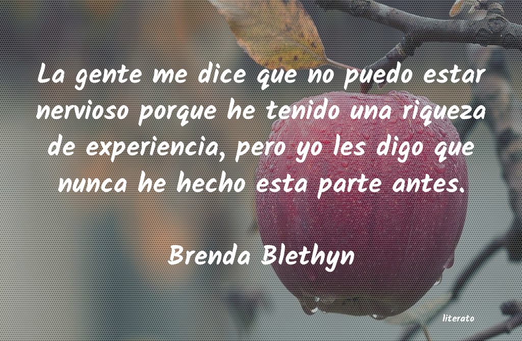 Frases de Brenda Blethyn