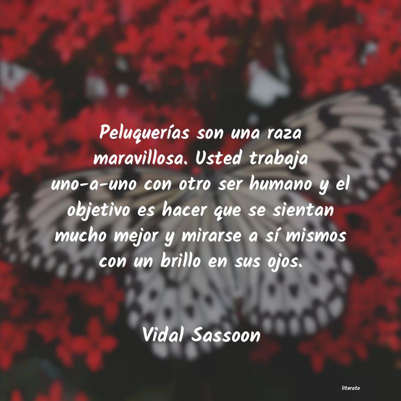 Frases de Vidal Sassoon