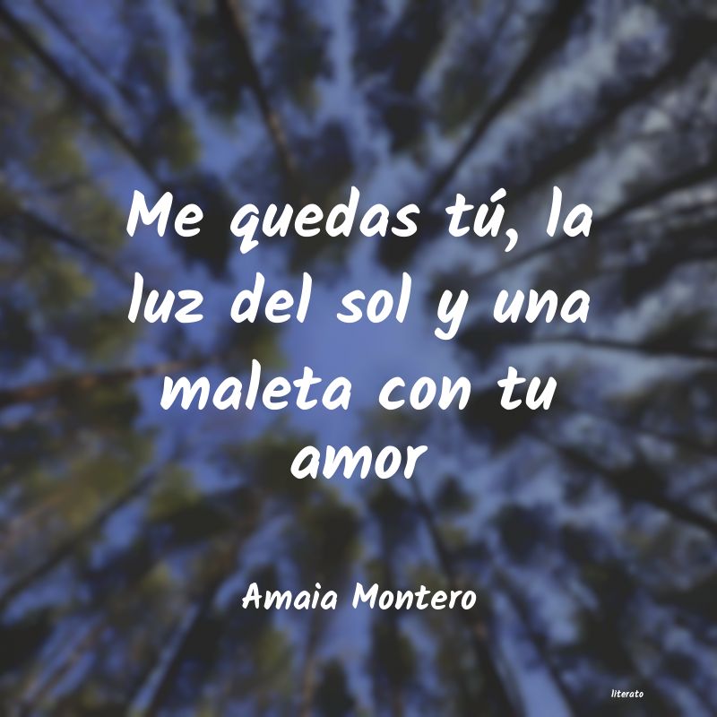 Frases de Amaia Montero