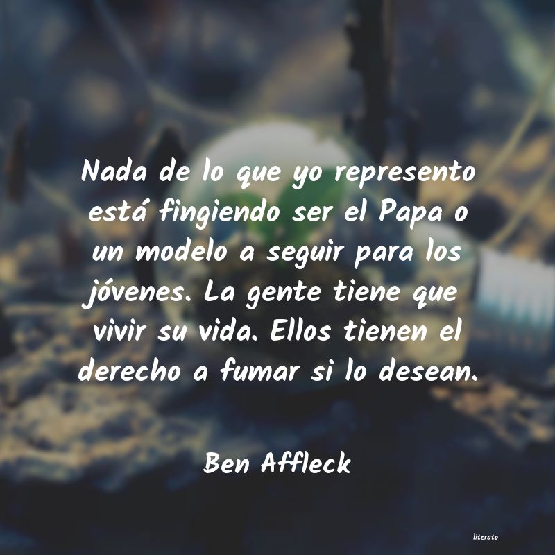 Frases de Ben Affleck