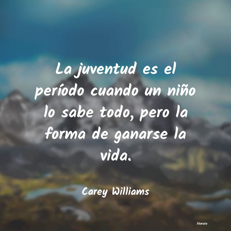 frases de Carey Williams