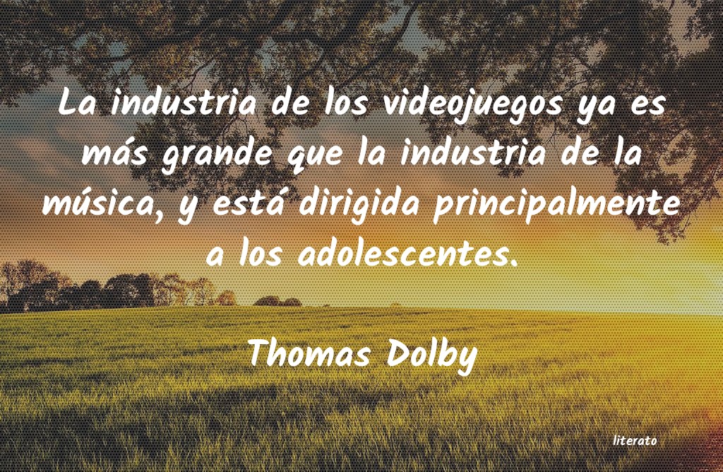 frases de Thomas Dolby