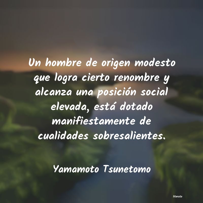 Frases de Yamamoto Tsunetomo