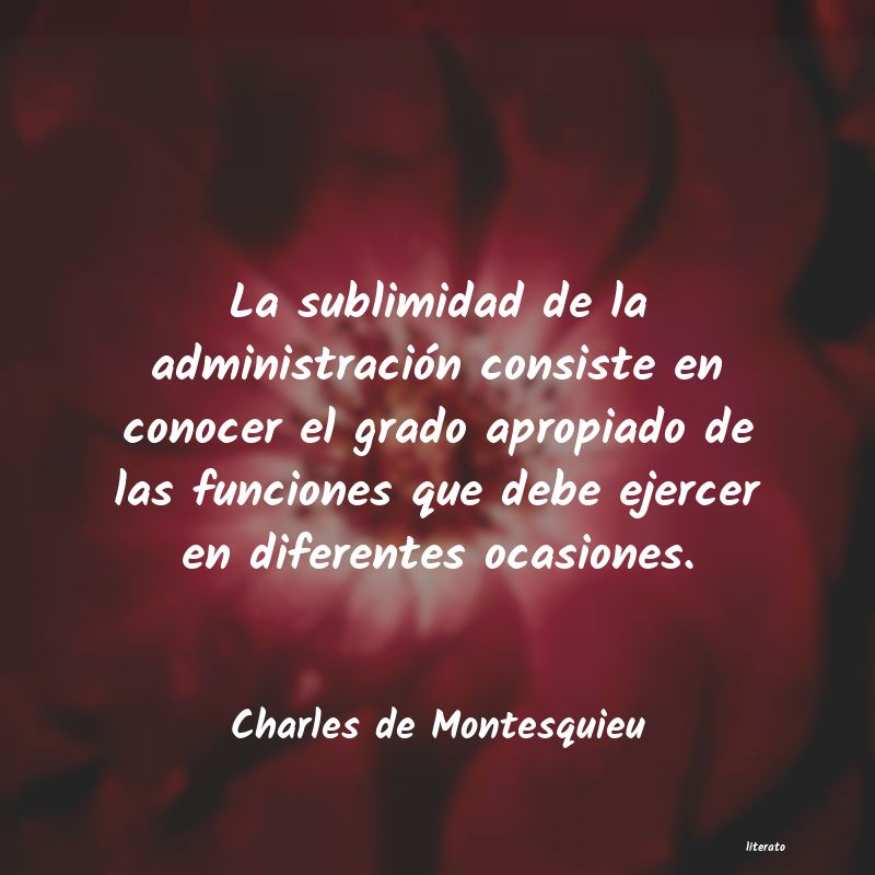frases de Charles de Montesquieu