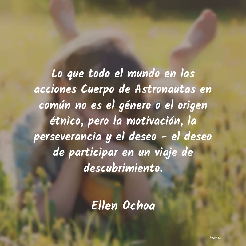 frases de Ellen Ochoa