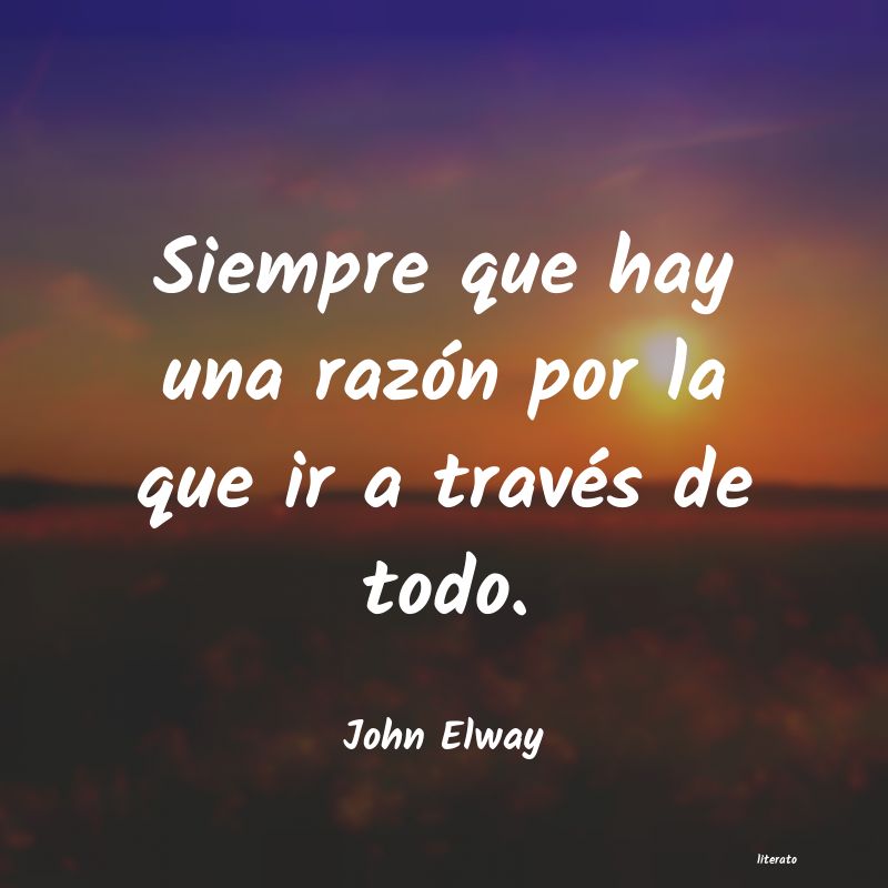 frases de John Elway