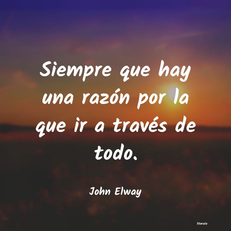 Frases de John Elway