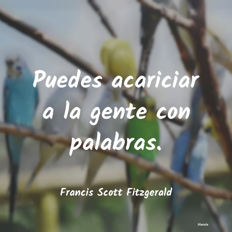 Frases de Francis Scott Fitzgerald